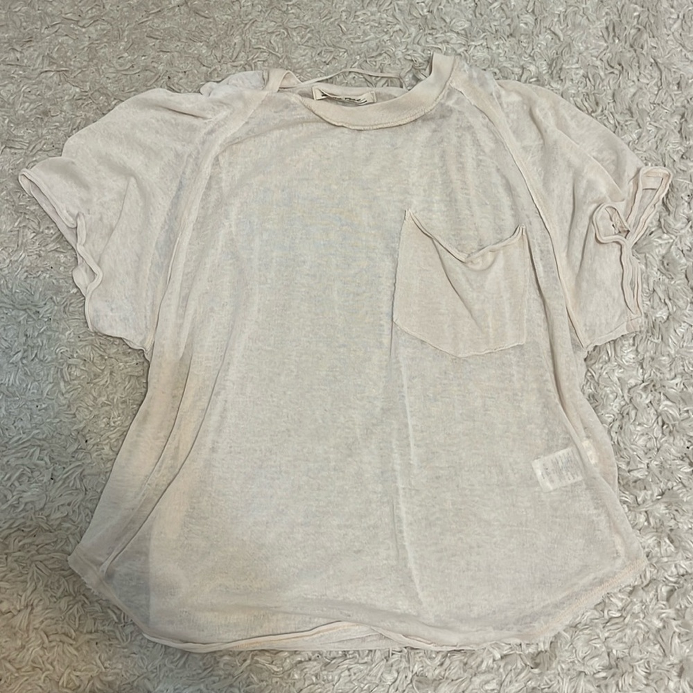 Free people t shirt, size small, lightly worn